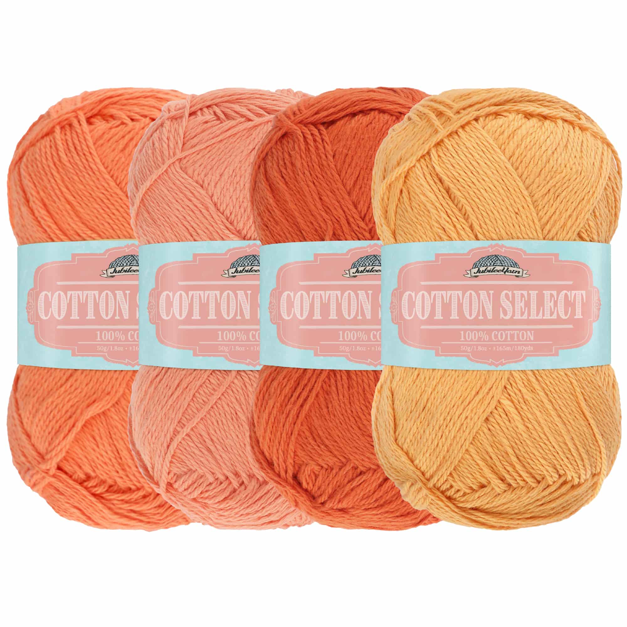 Cotton Select Yarn: 4 Skein Packs