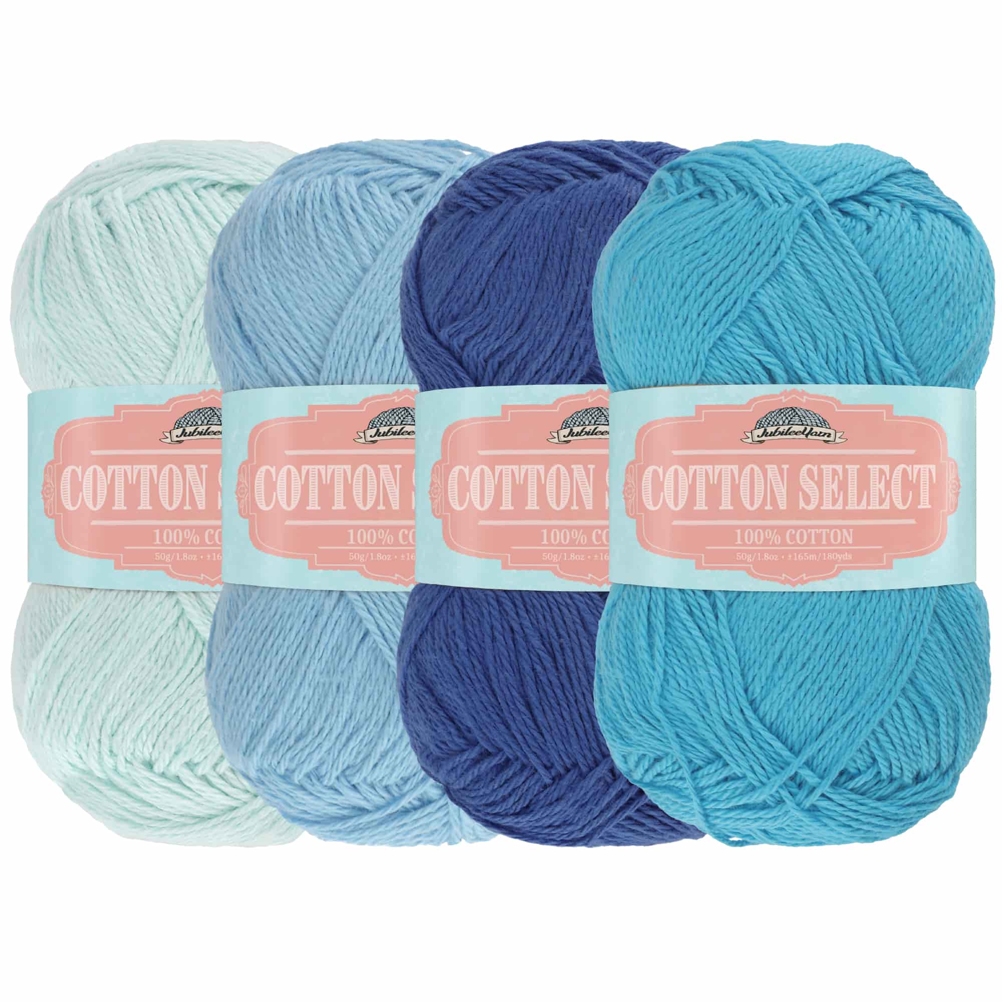 Cotton Select Yarn: 4 Skein Packs