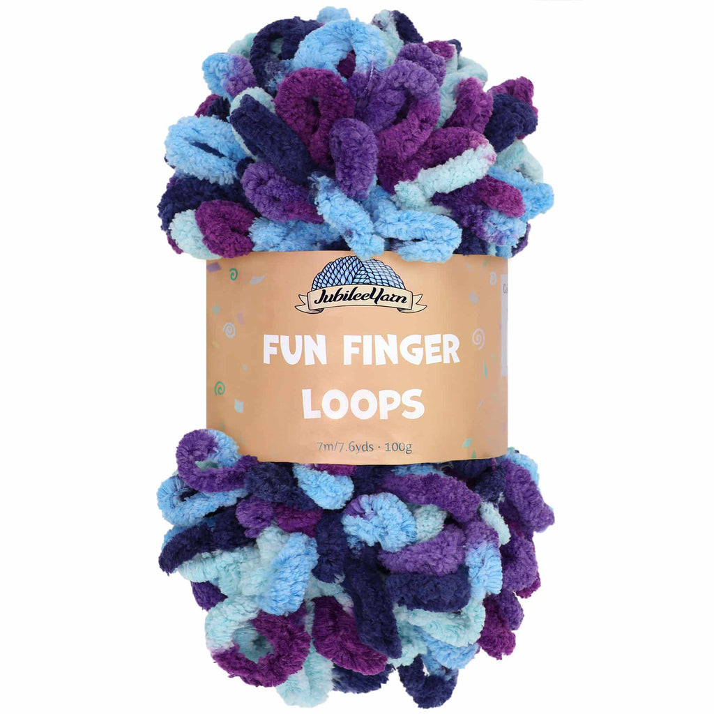 JubileeYarn Fun Finger Loops Yarn: 3 Skein Packs