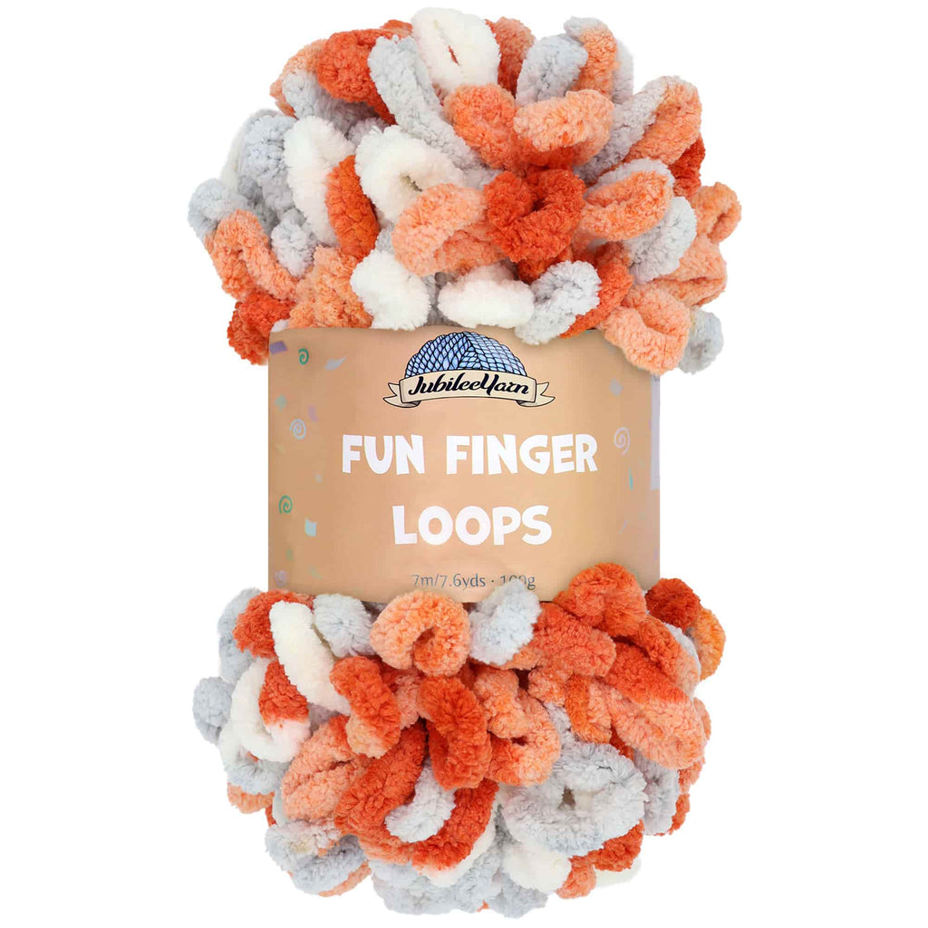 JubileeYarn Fun Finger Loops Yarn: 3 Skein Packs