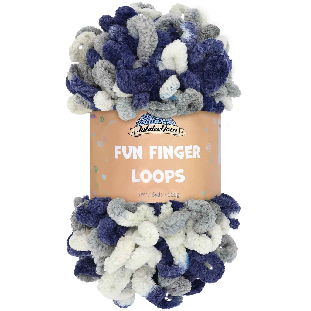 JubileeYarn Fun Finger Loops Yarn: 3 Skein Packs