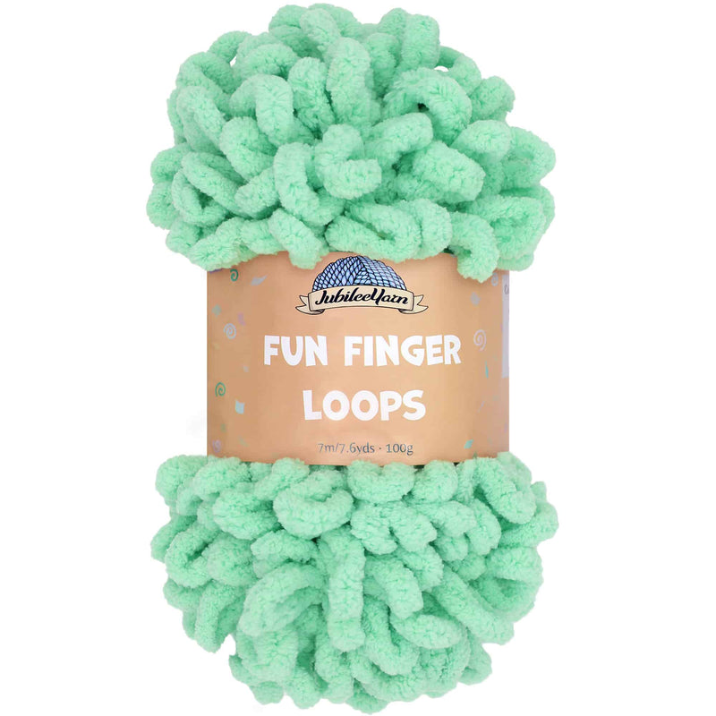JubileeYarn Fun Finger Gradient Loops Yarn - Jumbo Polyester - 100g/Skein -  Juventas - 5 Skeins