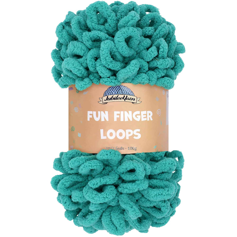 JubileeYarn Fun Finger Gradient Loops Yarn - Jumbo Polyester - 100g/Skein -  Nox - 3 Skeins