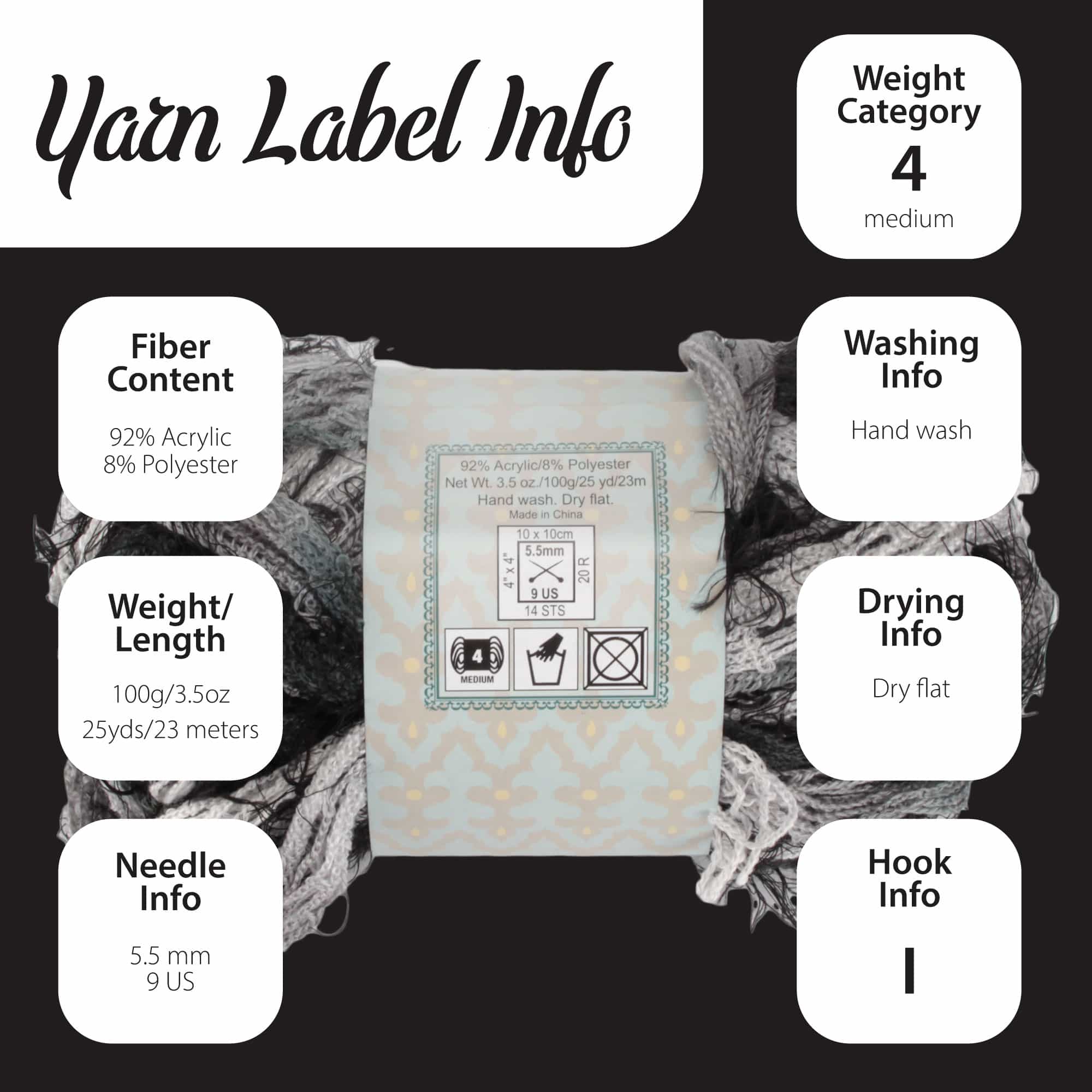 Fishnet Frilly Yarn