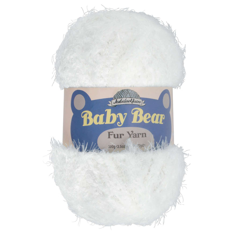 JubileeYarn Baby Bear Yarn - Bulky Fuzzy Fur - Great for Fuzzy Blankets,  Scarves, Mittens - Variety of Color Options Available