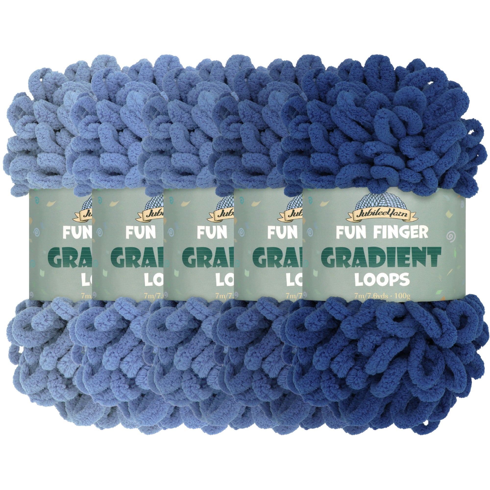 Fun Finger Gradient Loops Yarn