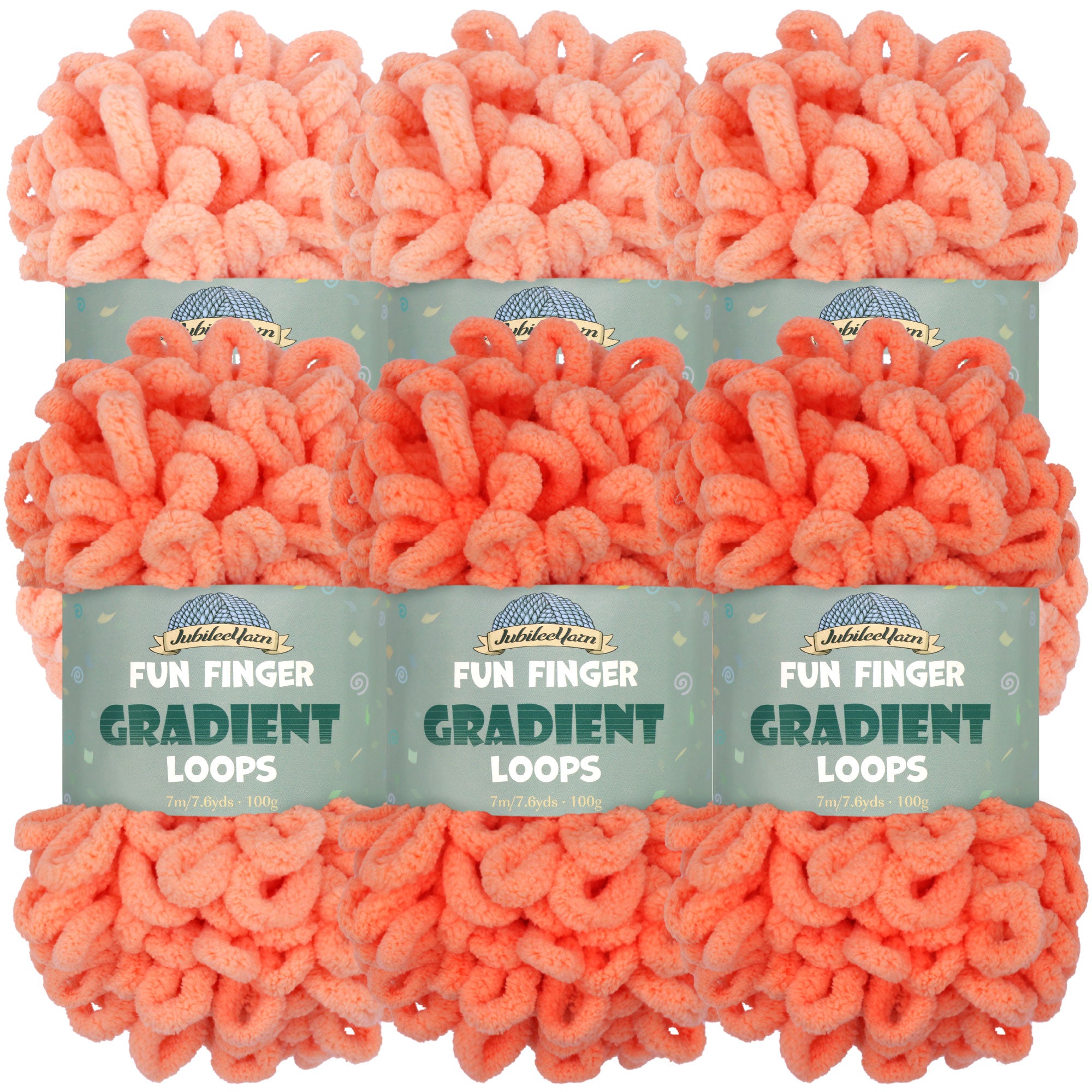 Fun Finger Gradient Loops Yarn