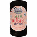 Black weaving yarn cone