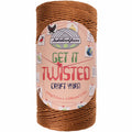 brown weaving yarn cone