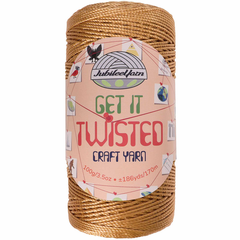 brown weaving yarn cone