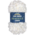 finger yarn sparkle loop skeins