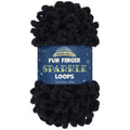 finger yarn sparkle loop skeins