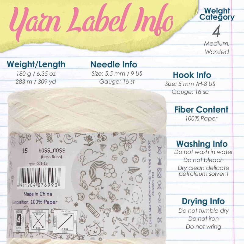 Paper Notes Yarn