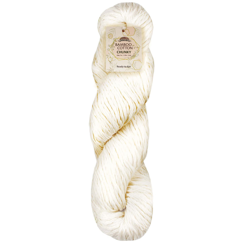 Undyed Bamboo Cotton Chunky Yarn