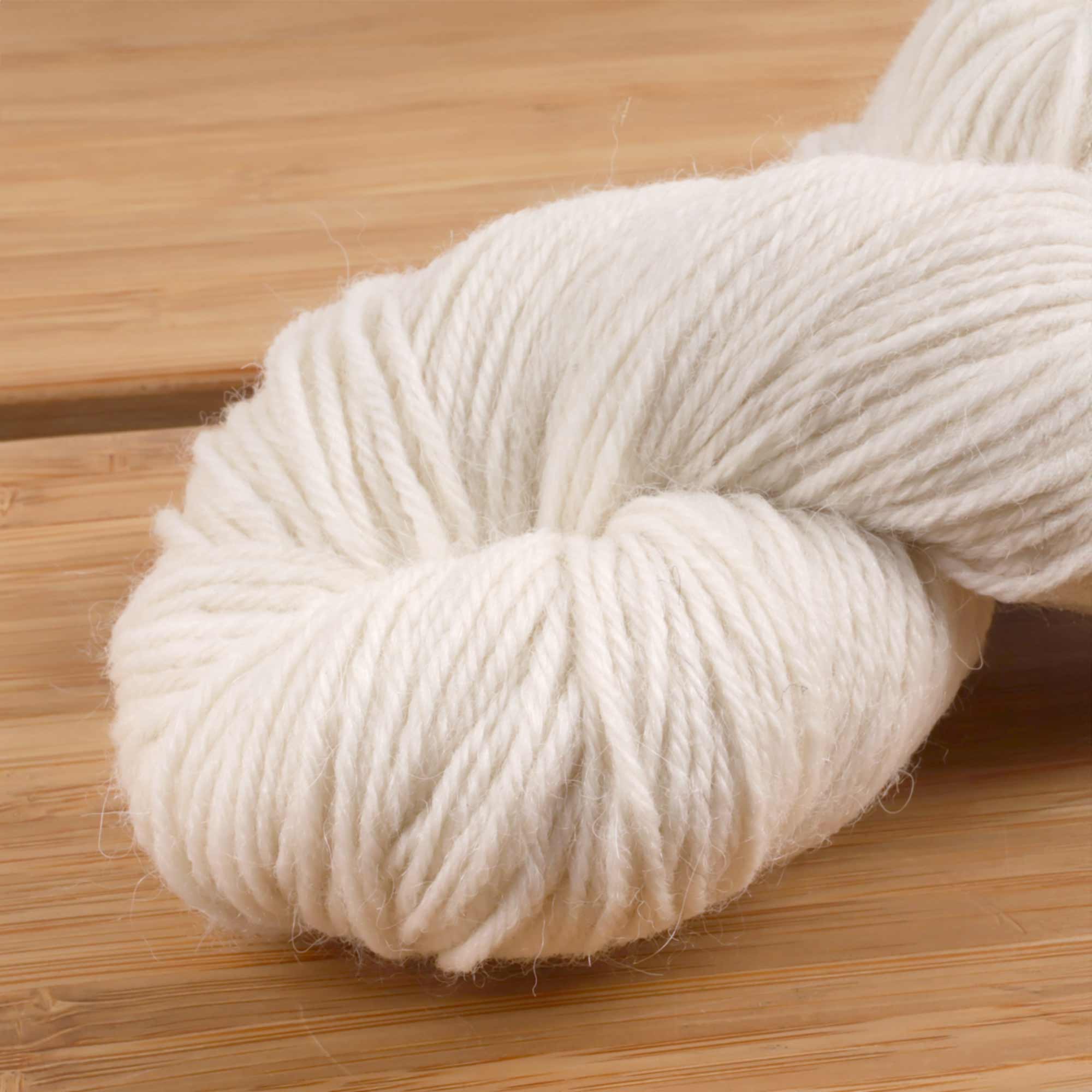 Undyed Woolly Alpaca Yarn