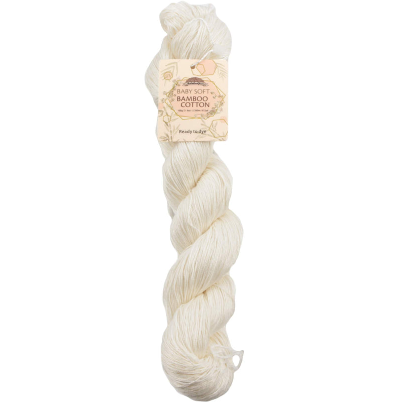 Undyed Baby Soft Bamboo Cotton Yarn