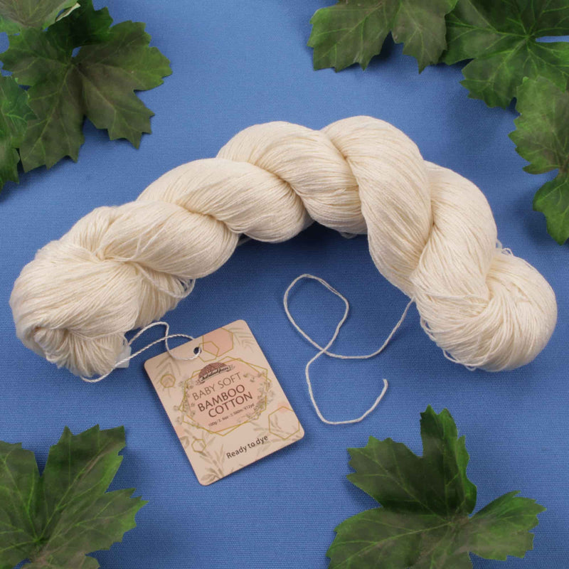 Undyed Baby Soft Bamboo Cotton Yarn