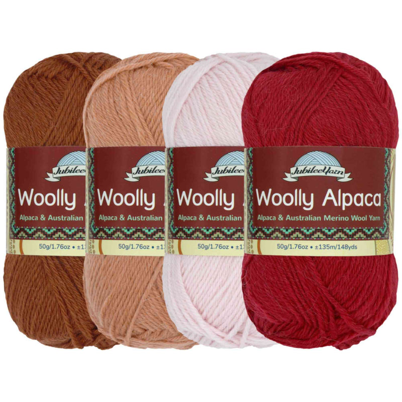 Soft merino wool, alpaca, and nylon yarn skeins in vibrant colors, perfect for knitting and crocheting