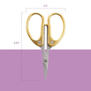 Bamboo Yarn Box & Embroidery Scissor Combo