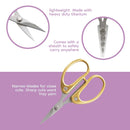 Bamboo Yarn Box & Embroidery Scissor Combo