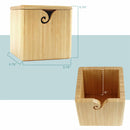 Bamboo Yarn Box & Embroidery Scissor Combo