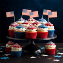 USA Flag Bamboo Food Picks