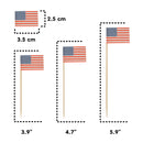 USA Flag Bamboo Food Picks