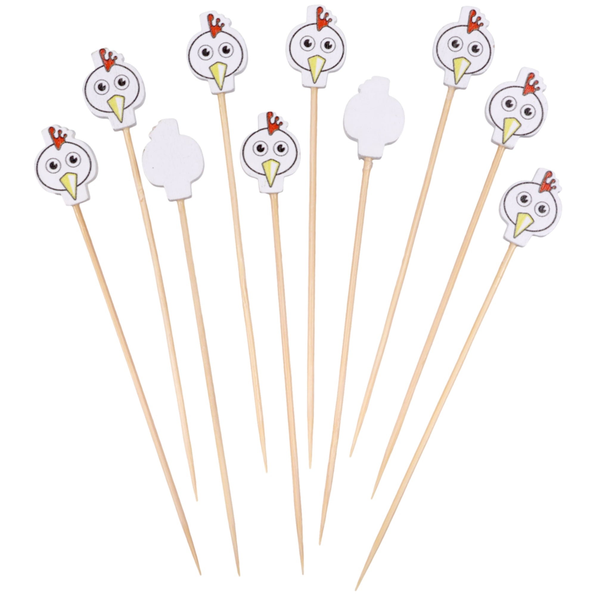 Chicken Bamboo Food Picks