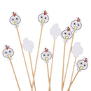 chicken cocktail drink picks