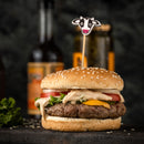 Cow Bamboo Food Picks