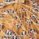 Cow Bamboo Food Picks