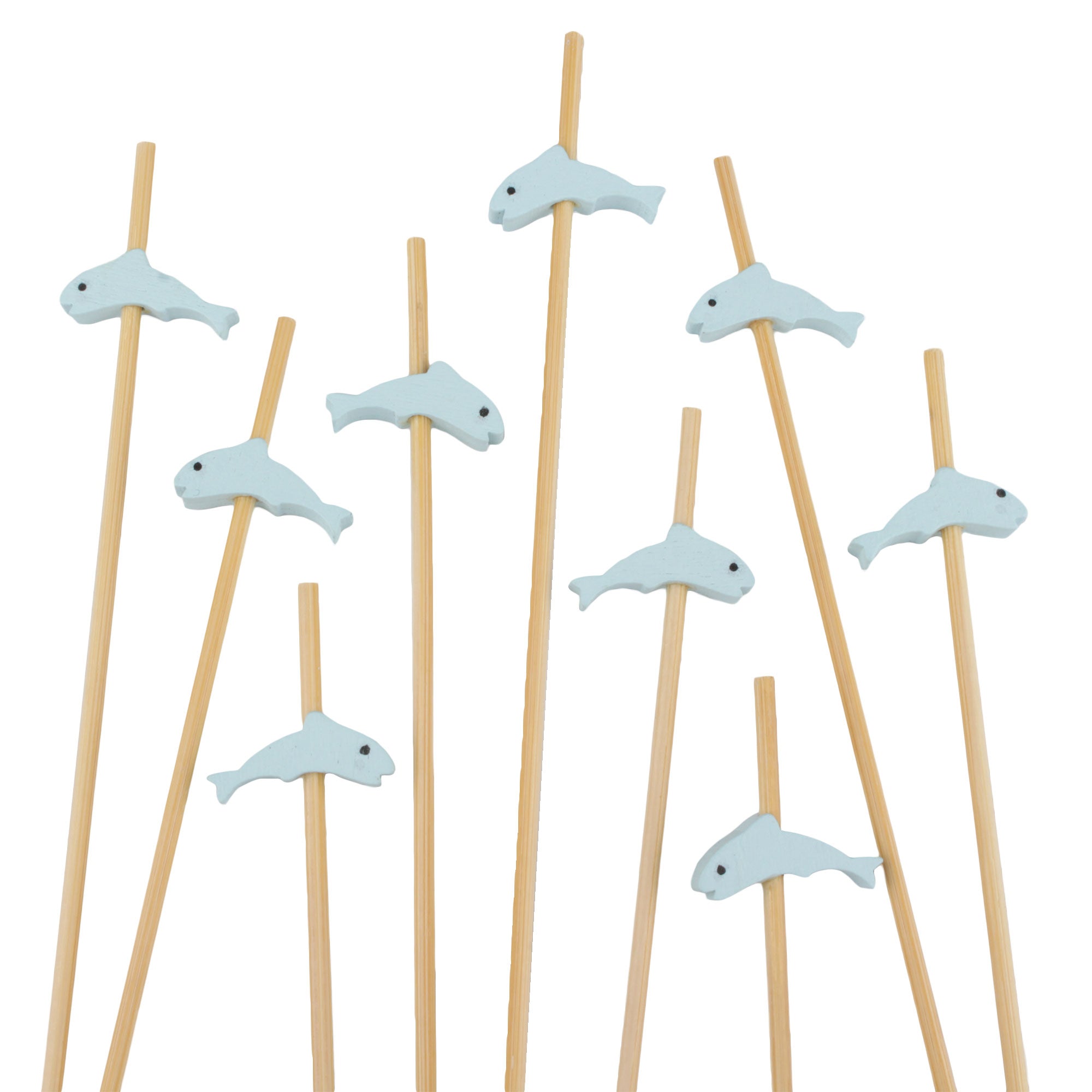 Dolphin Bamboo Food Picks