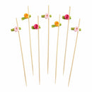 Fancy Flower Bamboo Food Picks