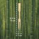 Mini Tasting Bamboo Forks