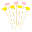 Pig Bamboo Food Picks