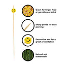 Smiley Face Bamboo Food Picks