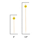 Smiley Face Bamboo Food Picks