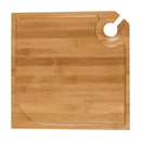 Bamboo Appetizer Plates with Wine Glass Holder
