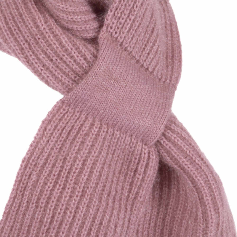 frosted bloom hooded scarf with fleece-lined hood keyhole