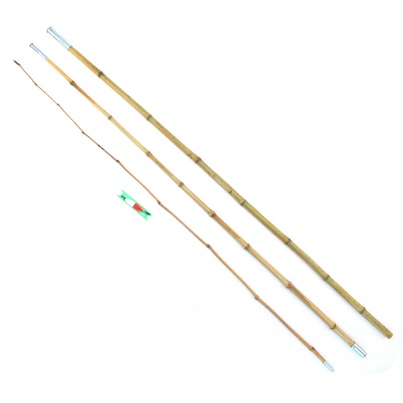 Bamboo Vintage Cane Fishing Pole with Bobber, Hook, Line and Sinker Bamboo Vintage Cane Fishing Pole with Bobber, Hook, Line and Sinker