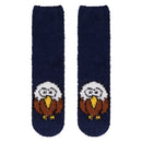 Women's Super Soft Cute Fuzzy Cozy Warm Animal Cabin Crew Socks