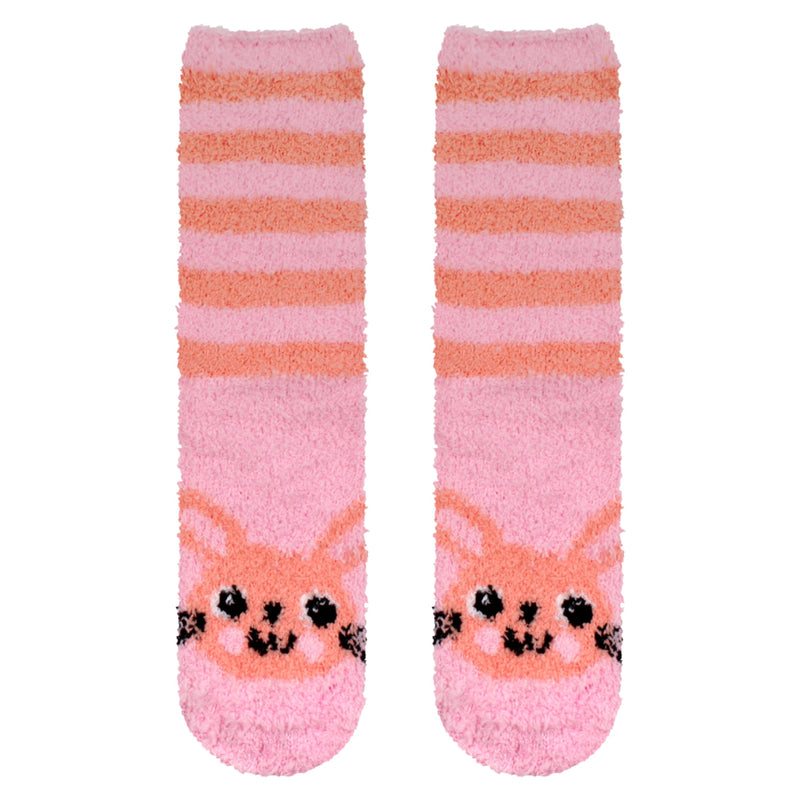 Women's Super Soft Cute Fuzzy Cozy Warm Animal Cabin Crew Socks