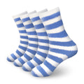 Team Spirit Striped Fuzzy Socks