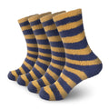 Team Spirit Striped Fuzzy Socks