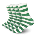 Team Spirit Striped Fuzzy Socks