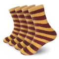 Team Spirit Striped Fuzzy Socks
