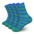 Team Spirit Striped Fuzzy Socks