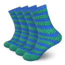 Team Spirit Striped Fuzzy Socks