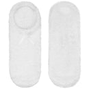 one pair white fuzzy slipper