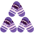 Women's Non-Slip Travel Footsie Slipper: 3 Pairs